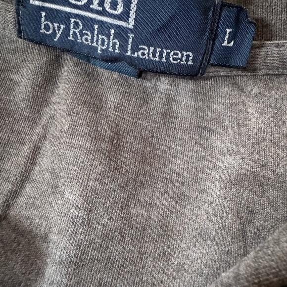 Polo Ralph Lauren Men Polo T Shirt Gray Size Large - Picture 5 of 5